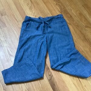 J. Crew Chambray Blue Pants